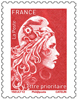 Timbres rouges